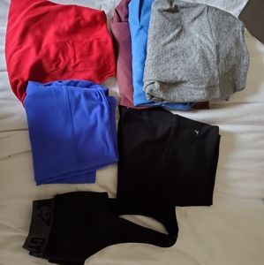 Gym lot: gymshark, lululemon, old navy, 90 degrees